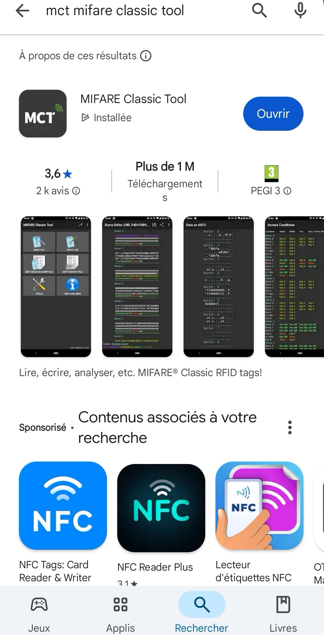 Tutoriel en image : montre l'application MCT à télécharger